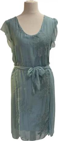 BZNA Sommerkleid Seidenkleid Sommer Herbst Kleid