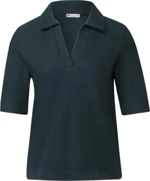 STREET ONE Kurzarmshirt summer structure polo