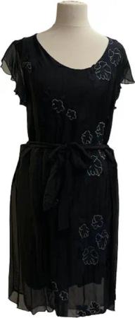 BZNA Sommerkleid Seidenkleid Sommer Herbst Kleid