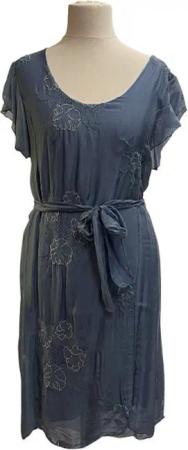 BZNA Sommerkleid Seidenkleid Sommer Herbst Kleid