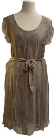 BZNA Sommerkleid Seidenkleid Sommer Herbst Kleid