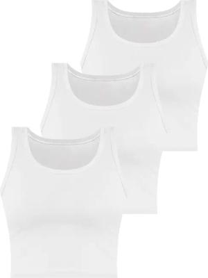 Janice Tanktop 3 x Damen crop