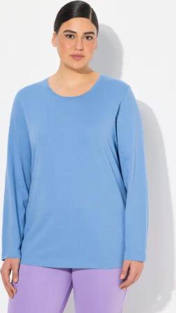 Ulla Popken T-Shirt Shirt Slim Rundhalsausschnitt