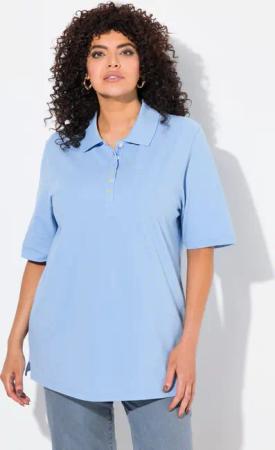 Ulla Popken T-Shirt Poloshirt Piqué Polokragen