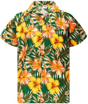 King Kameha Hawaiihemd Tropical Hibiscus Funky