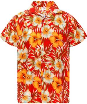 King Kameha Hawaiihemd Tropical Hibiscus Funky