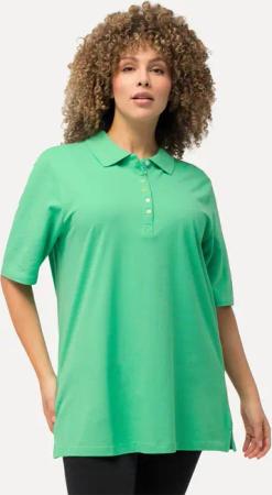 Ulla Popken T-Shirt Poloshirt Piqué Polokragen