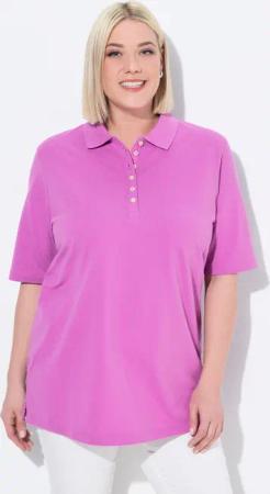Ulla Popken T-Shirt Poloshirt Piqué Polokragen