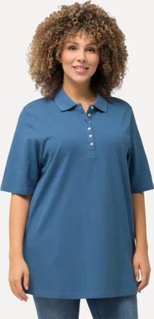 Ulla Popken T-Shirt Poloshirt Piqué Polokragen