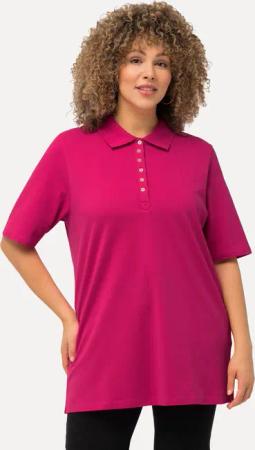 Ulla Popken T-Shirt Poloshirt Piqué Polokragen