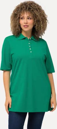 Ulla Popken T-Shirt Poloshirt Piqué Polokragen