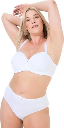 Ulla Popken Slip Midislips 5er-Pack einfarbig