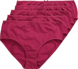 Ulla Popken Slip Midislips 5er-Pack einfarbig