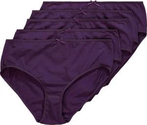 Ulla Popken Slip Midislips 5er-Pack einfarbig