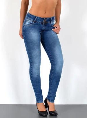 ESRA Skinny-fit-Jeans Jeans Skinny Damen Hose