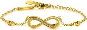 Kim Johanson Fußkette Infinity aus Edelstahl