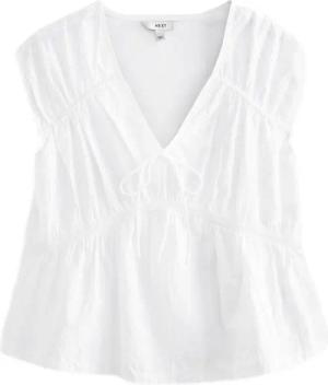 Next T-Shirt T-Shirt mit Lochstickerei –