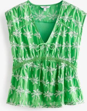 Next T-Shirt T-Shirt mit Lochstickerei –