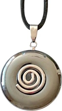 Steinfixx® Lange Kette echter Edelsteindonut 30