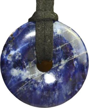 Steinfixx® Lange Kette echter Edelsteindonut 30