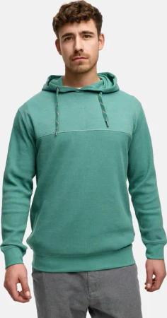 Indicode Kapuzenpullover INTommaso aus Waffelstrick-Jersey für