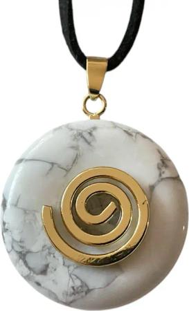 Steinfixx® Lange Kette echter Edelsteindonut 30