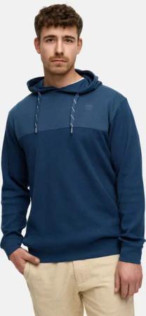 Indicode Kapuzenpullover INTommaso aus Waffelstrick-Jersey für
