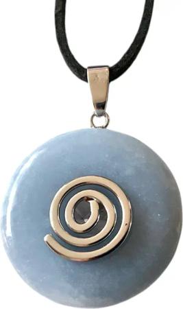 Steinfixx® Lange Kette echter Edelsteindonut 30