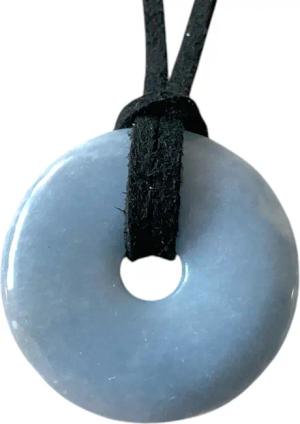 Steinfixx® Lange Kette echter Edelsteindonut 30