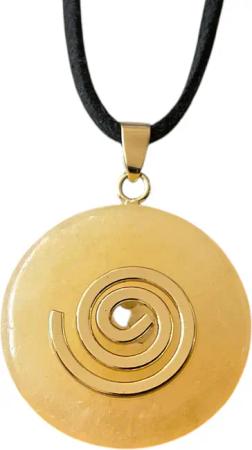 Steinfixx® Lange Kette echter Edelsteindonut 30