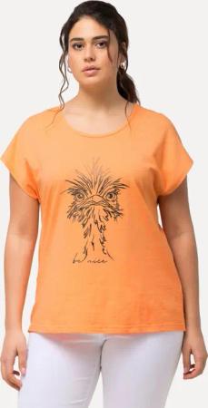 Ulla Popken T-Shirt T-Shirt Metallic-Tiermotiv Oversized