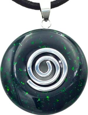 Steinfixx® Lange Kette echter Edelsteindonut 30
