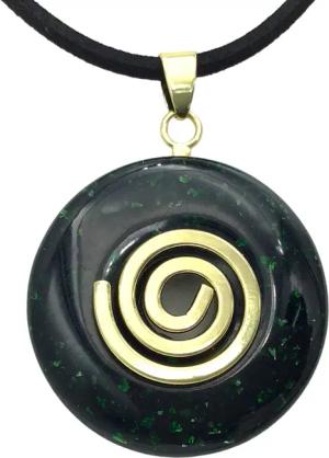 Steinfixx® Lange Kette echter Edelsteindonut 30