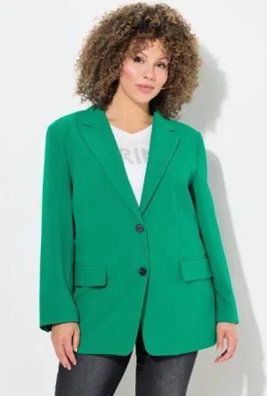 Ulla Popken Blusenblazer Blazer oversized Reverskragen