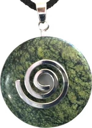 Steinfixx® Lange Kette echter Edelsteindonut 30