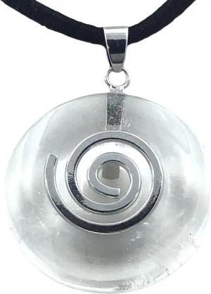 Steinfixx® Lange Kette echter Edelsteindonut 30