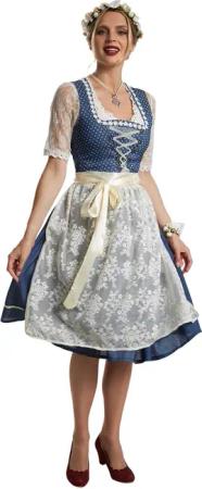 dressforfun Dirndl Frauenkostüm Midi-Dirndl Kleinwalsertal Modell