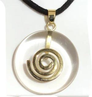 Steinfixx® Lange Kette echter Edelsteindonut 30