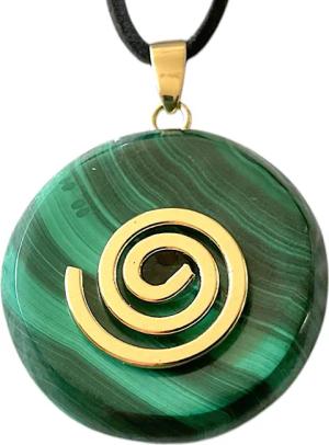Steinfixx® Lange Kette echter Edelsteindonut 30