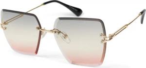 styleBREAKER Sonnenbrille Rahmenlose Rechteckige Sonnenbrille mit