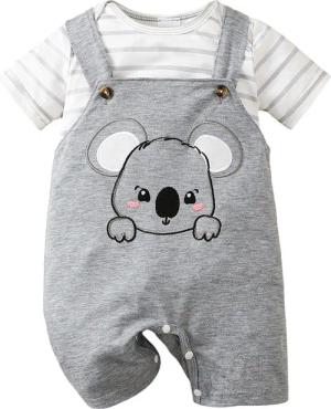 Gluckids Strampler Neugeborene Overall Outfit Kurzarm