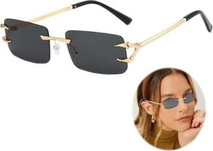 RWEUOQ Sonnenbrille Sonnenbrille Damen Herren UV-Schutz