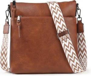 Defe Schultertasche Damen Handtasche Crossbody Bag