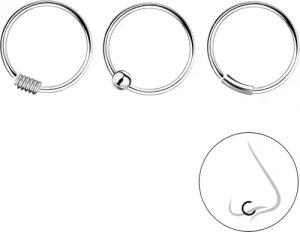 ALEXANDER YORK Nasenpiercing NASENRING 3er Set,