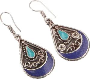 Guru-Shop Paar Ohrhänger Boho Tibet Ethno