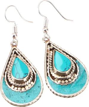 Guru-Shop Paar Ohrhänger Boho Tibet Ethno