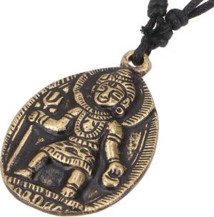 Guru-Shop Kettenanhänger Handgefertigtes Shiva Amulett Kette,..