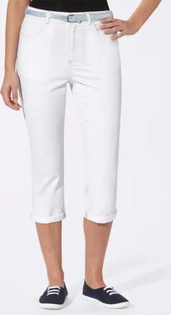 Sieh an! Jeansshorts Caprijeans