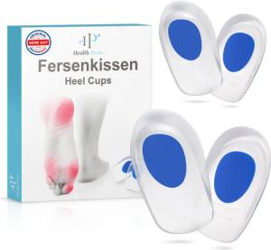Health Press Fersenkissen Gel Einlegesohlen für
