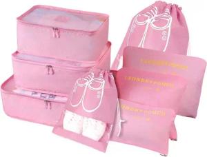 ALARA HOME Kofferorganizer Koffer Organizer, 8-in-1-Set